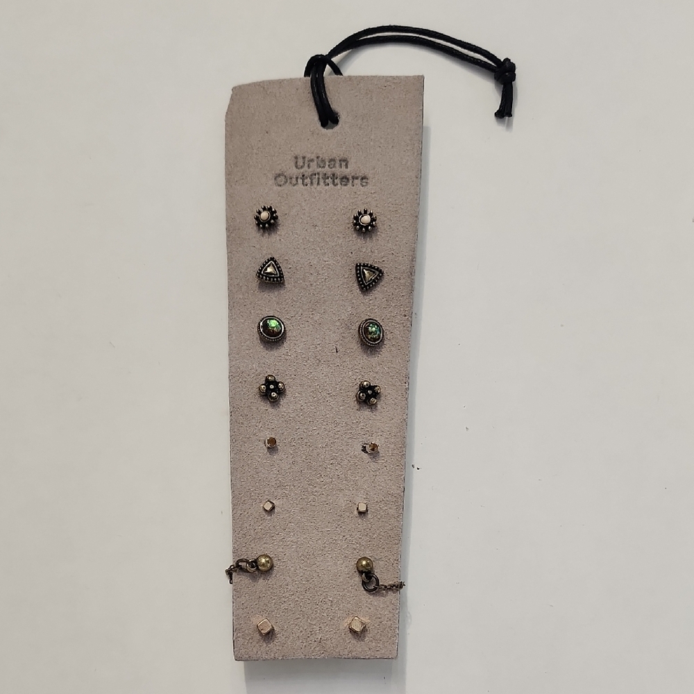 Urban Outfitters Multicolor Stud Earring Collection 8x